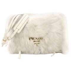 Prada Etiquette Shoulder Bag Fur and Glace Calf