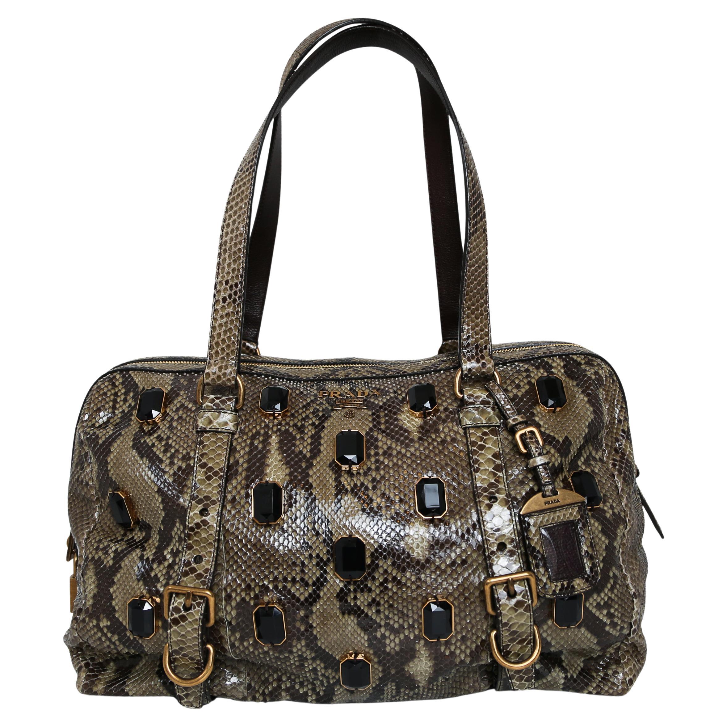 Prada Exotic Jewelled Bag For Sale