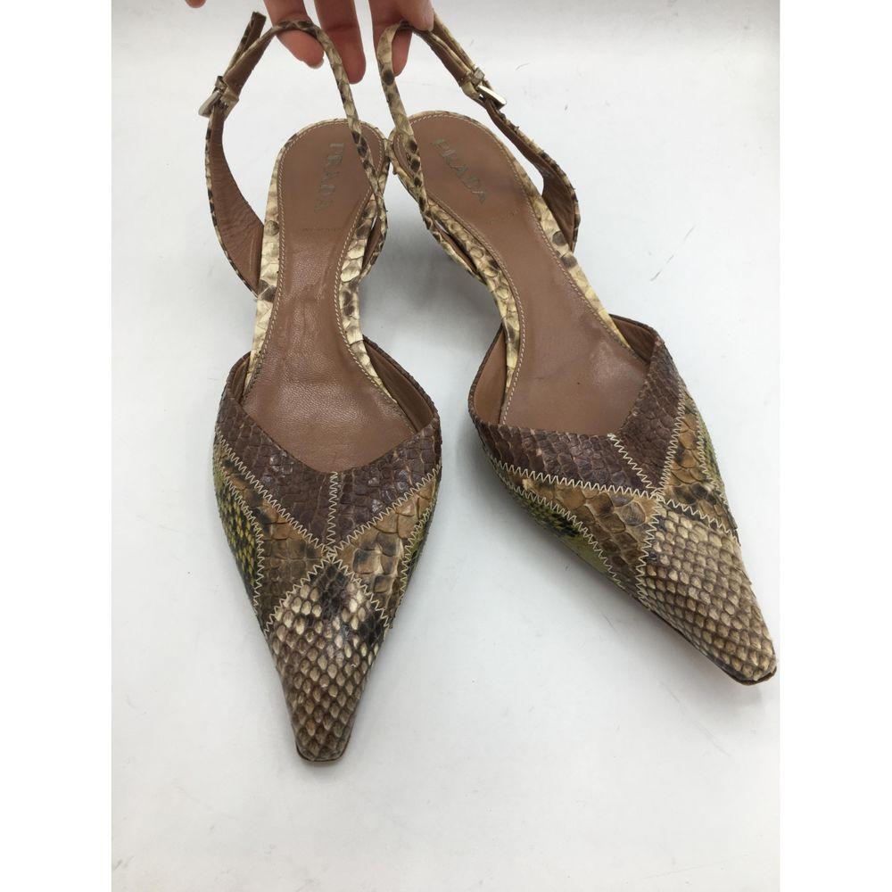 Women's Prada Exotic Leathers Sandals in Brown