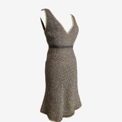 Prada F/W 2000 Tweed Midi Dress