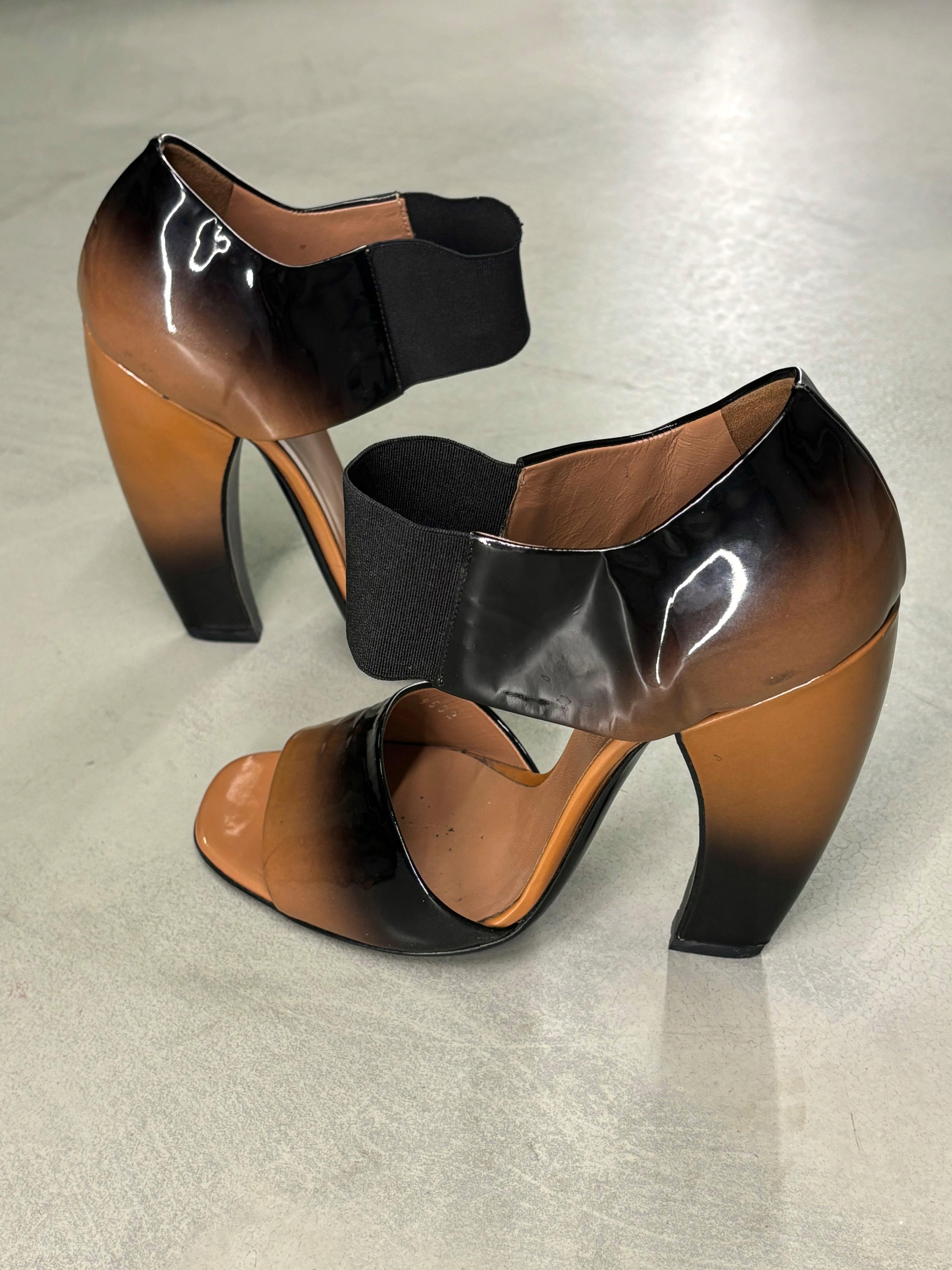 Prada F/W 2007 Banana heel sandals For Sale 2