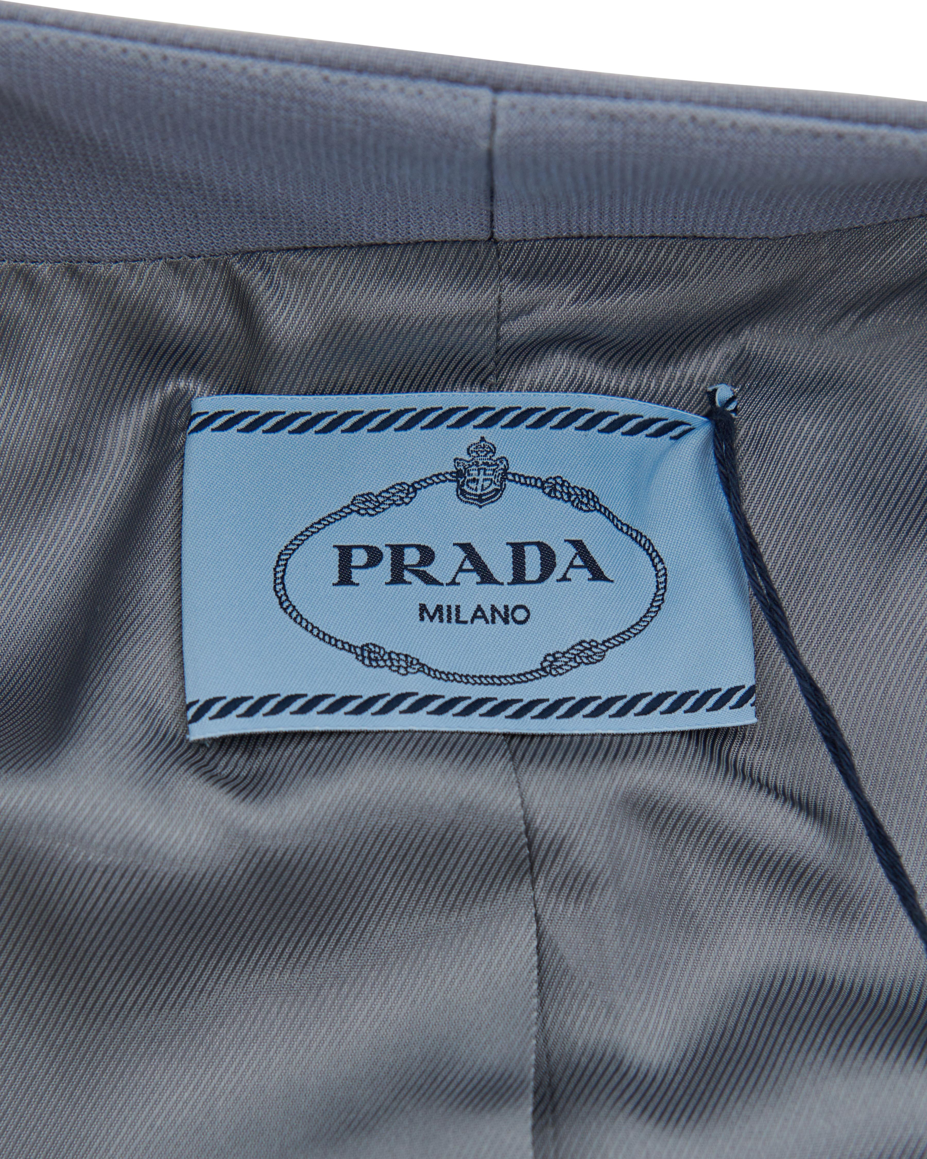Prada F/W 2011 Liliac faux fur jacket For Sale 5