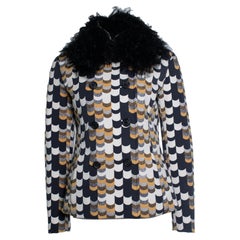 Prada F/W 2014 Short yellow
black afghan coat Prada F/W 2014 Short yellow
black afghan coat