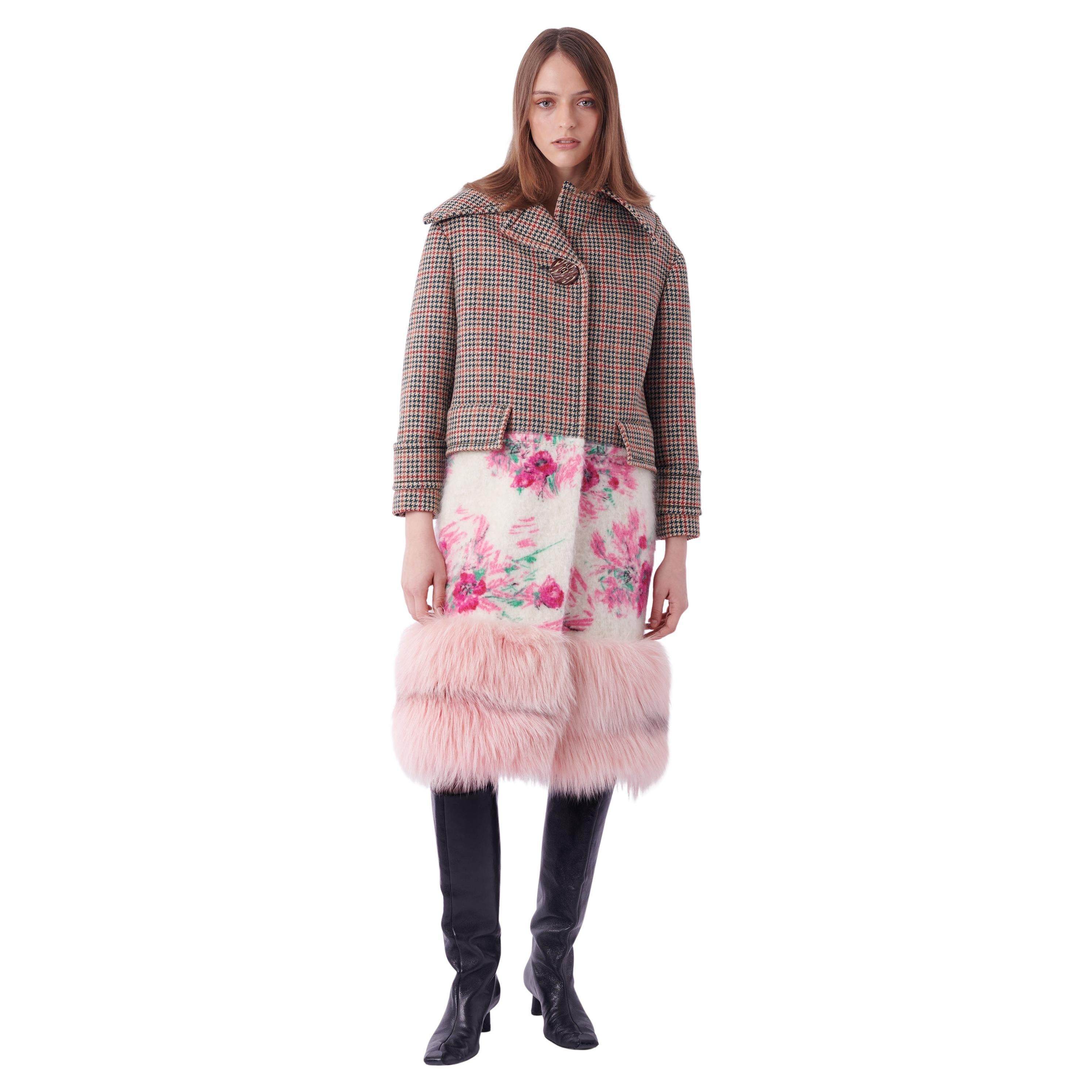 Coates in pelliccia di volpe Prada A/I 2017 in vendita