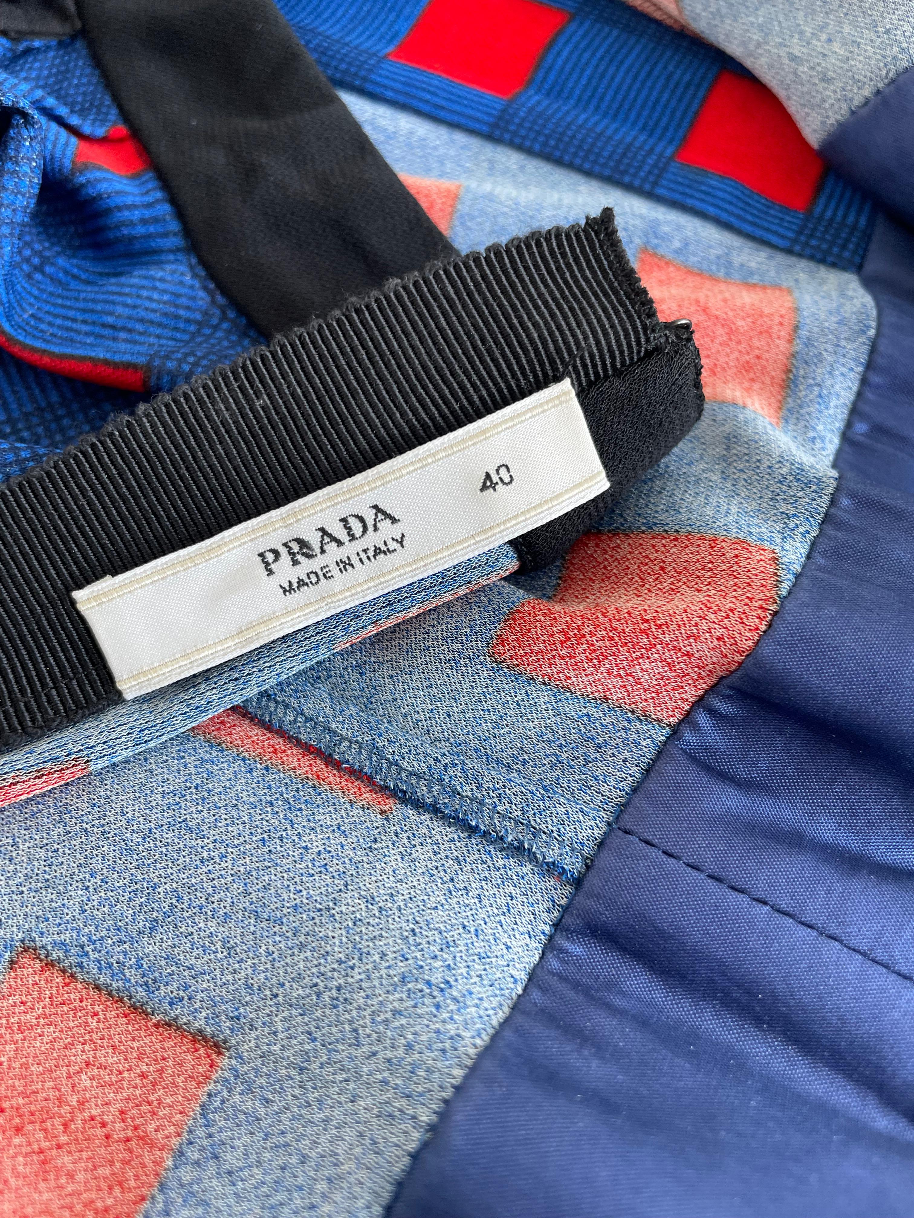 Robe Madi en jersey extensible à carreaux de la Collectional, SS2008 en vente 13