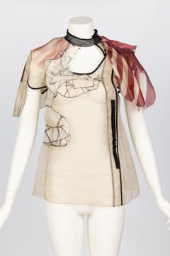 Prada Fairy Silk Organza Top Spring 2008 James Jean