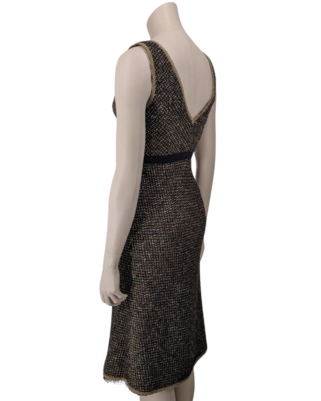 Women's Prada Fall 2000 Runway Tweed Dress by Miuccia Prada For Sale