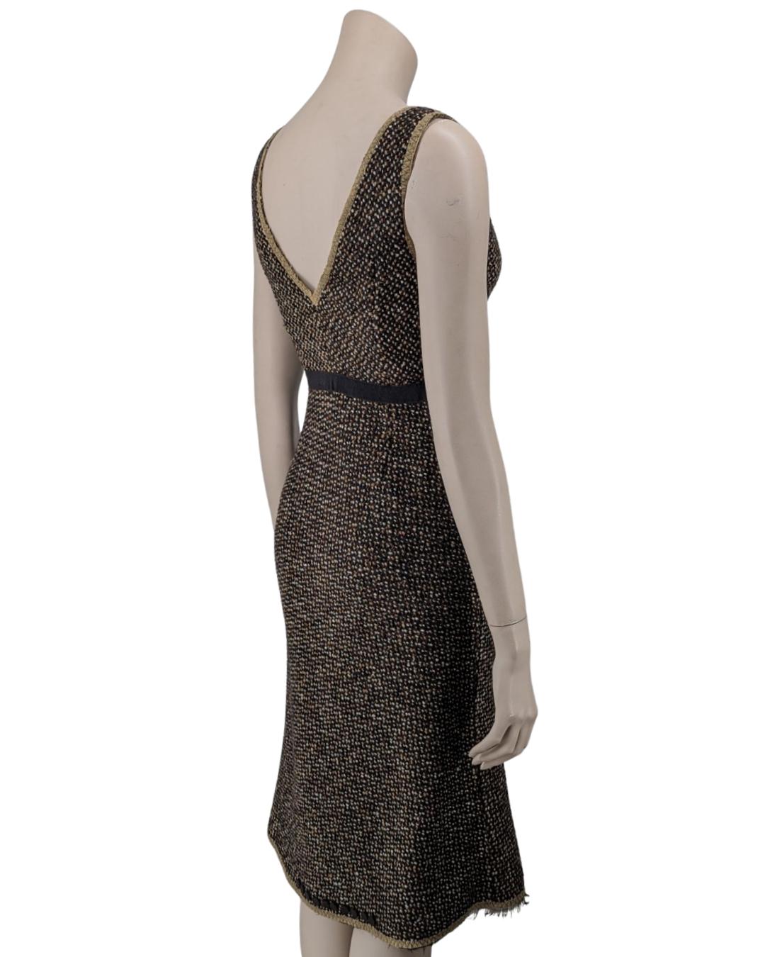 Prada Fall 2000 Runway Tweed Dress by Miuccia Prada For Sale 1