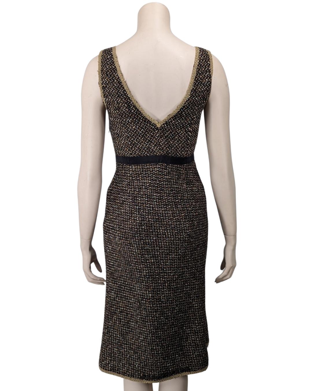 Prada Fall 2000 Runway Tweed Dress by Miuccia Prada For Sale 2