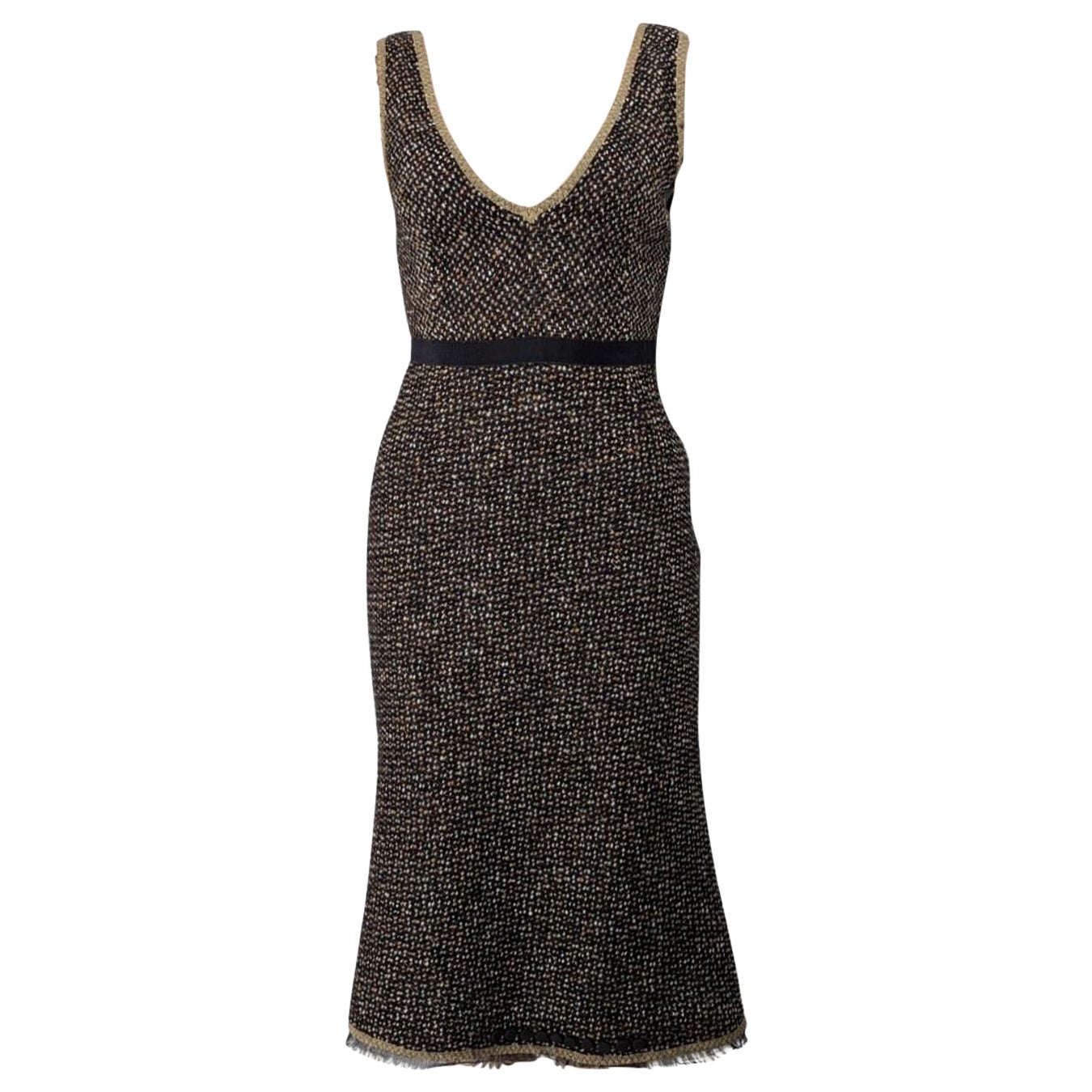 Prada Fall 2000 Runway Tweed Dress by Miuccia Prada