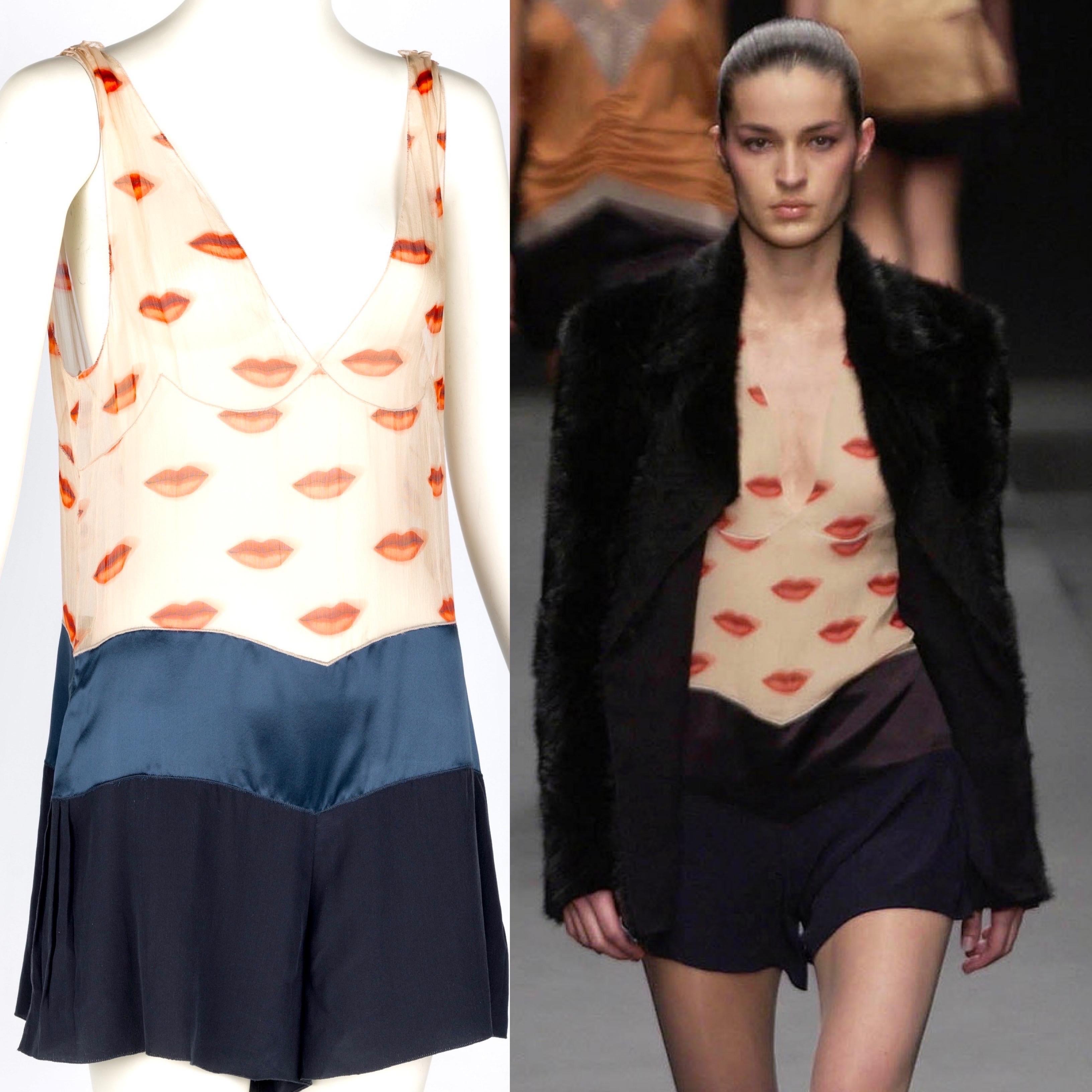 In the Prada Fall 2002 collection, lingerie played a significant role in adding a layer of sensuality and intricacy to the overall aesthetic. Miuccia Prada incorporated lingerie-inspired elements into outerwear and eveningwear pieces, blurring the