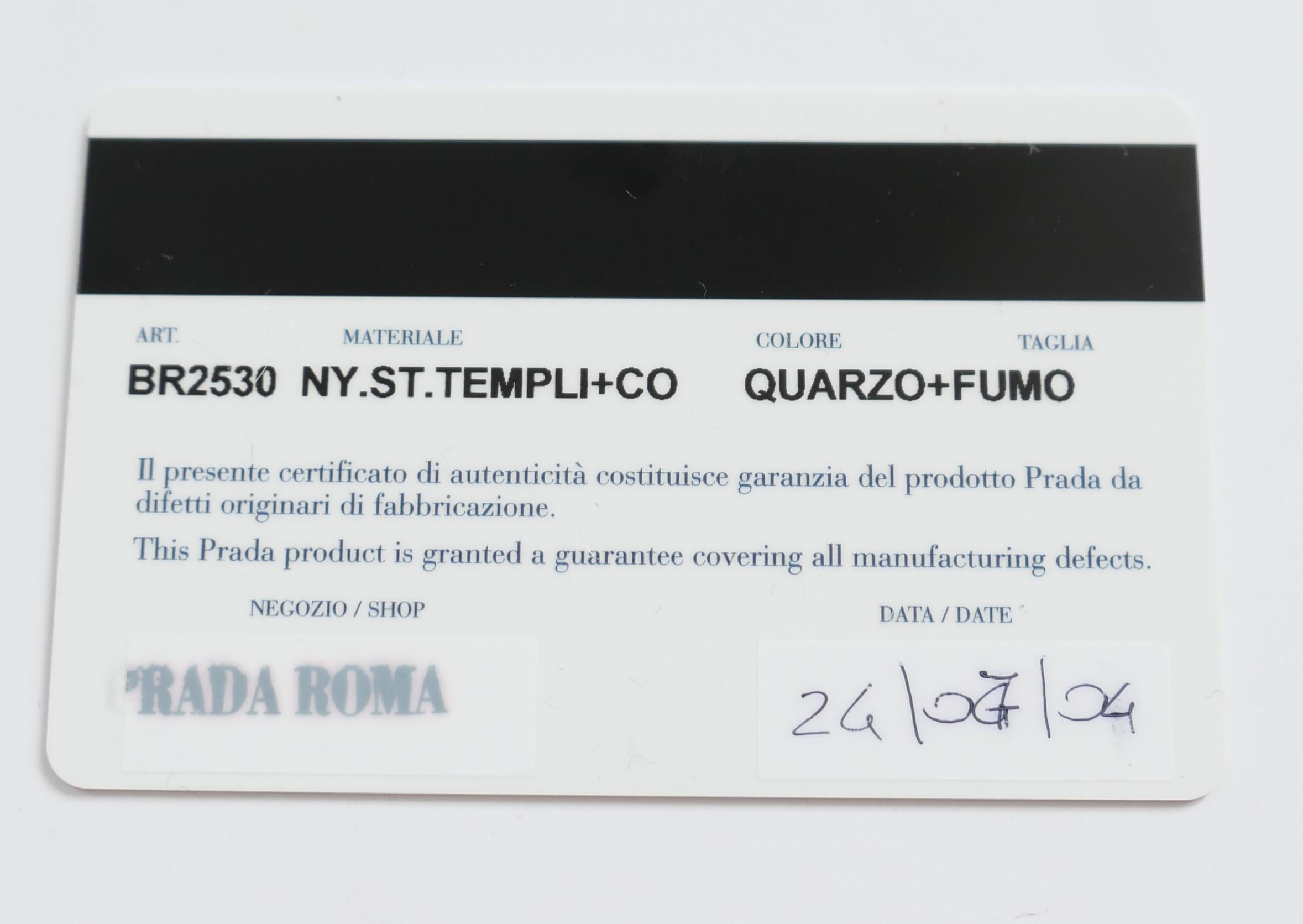Prada Borsa Templi Autunno 2004 in nylon e pelle in vendita 10