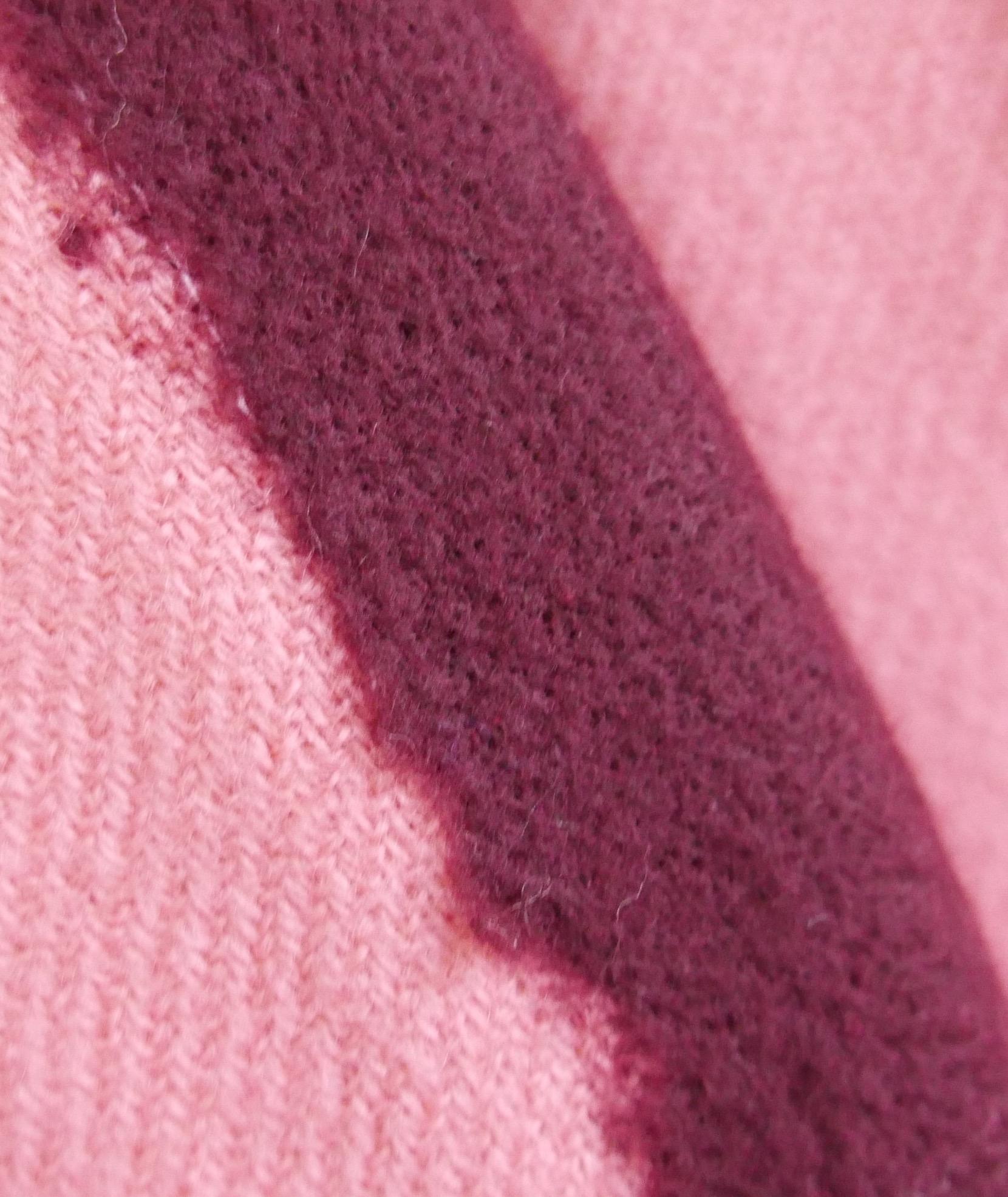 Women's Prada Fall 2007 Pink Wool Ombre Felt Jacket For Sale