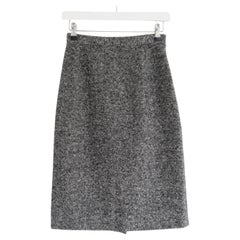 Falda lápiz de tweed Prada Otoño 2007