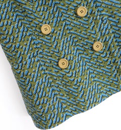 Prada Fall 2015 Droplet Print Sleeveless Jacket