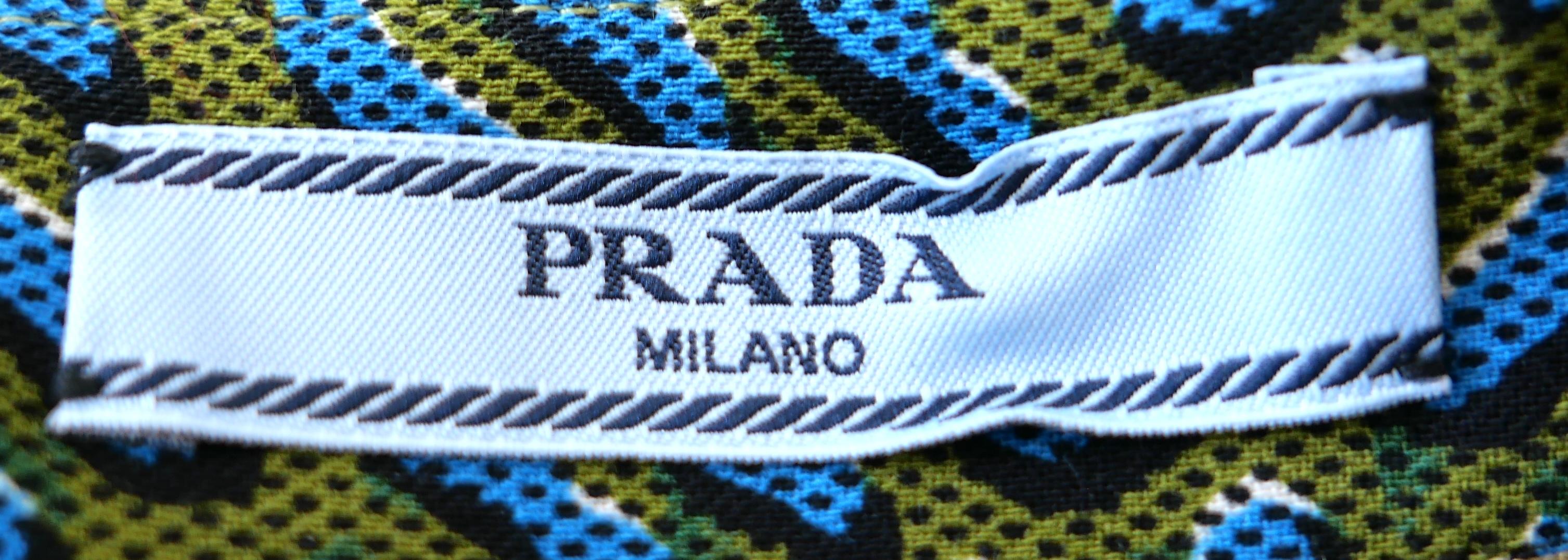 Prada Herbst 2015 Tröpfchen Druck ärmellose Jacke im Angebot 2