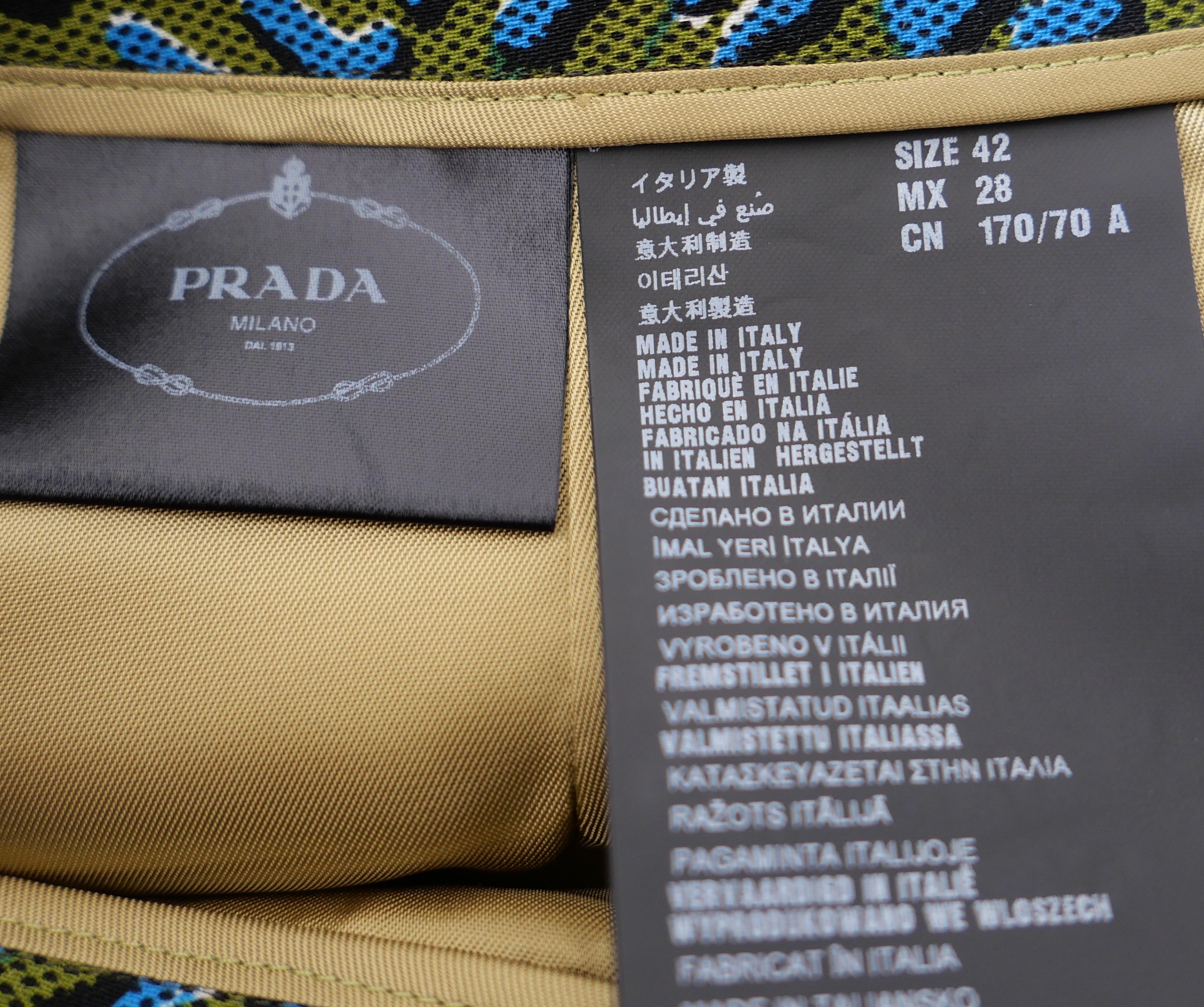 Prada Herbst 2015 Tröpfchen Druck ärmellose Jacke im Angebot 3
