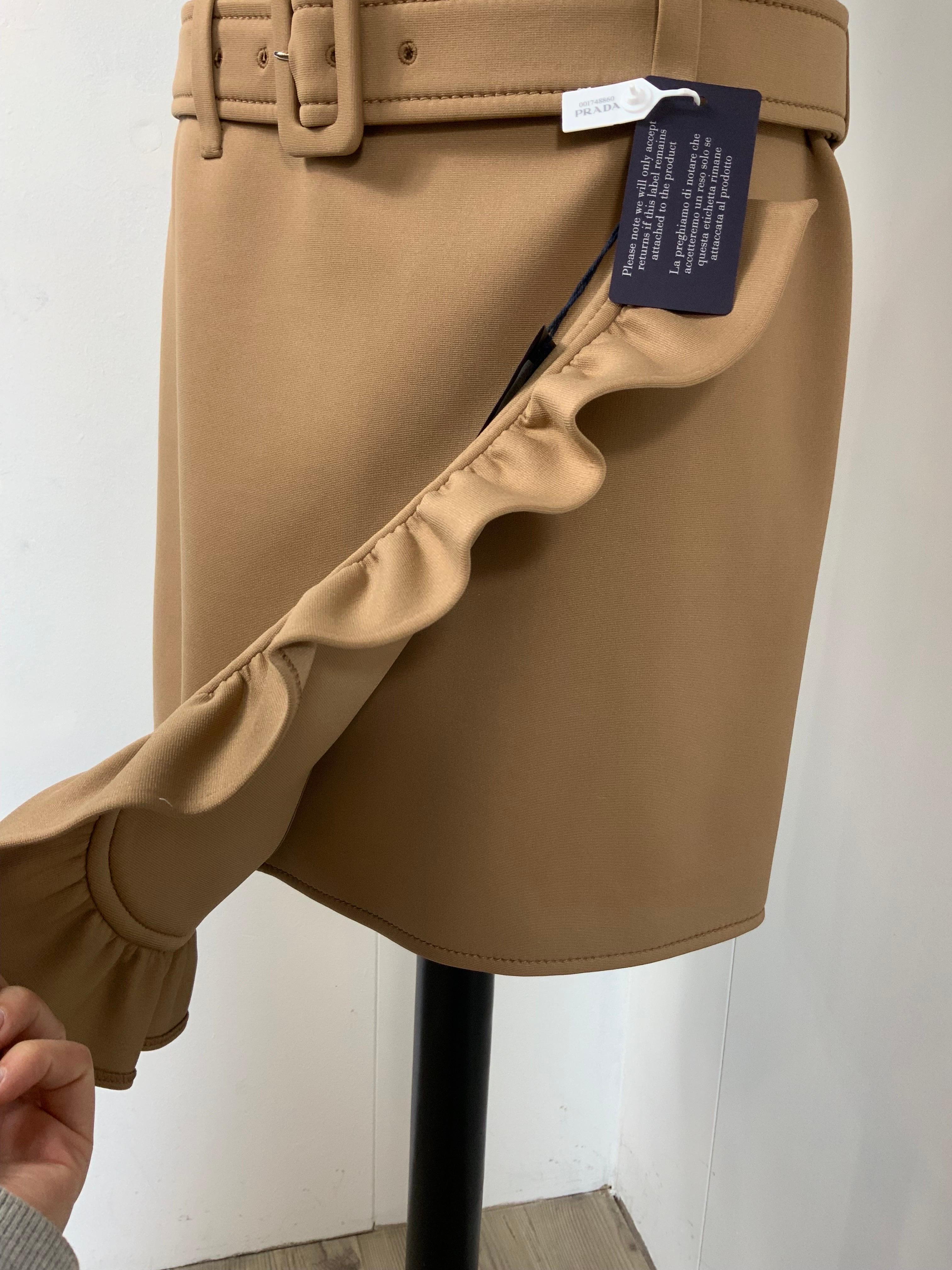 Women's or Men's Prada Fall 2018 Camel skirt