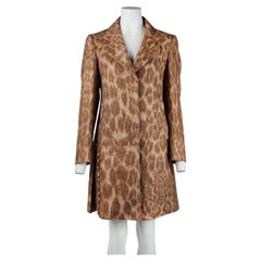 Prada Autunno/Inverno 2006: Cappotto Leopardato Jacquard IT 40