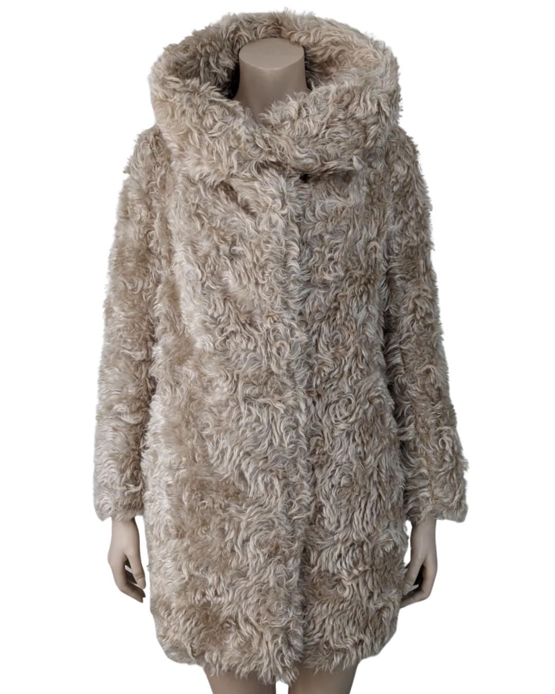 Prada Faux Fur Coat For Sale 8