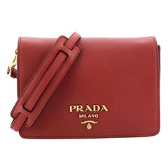 Prada Flap Crossbody Bag Vitello Daino Small