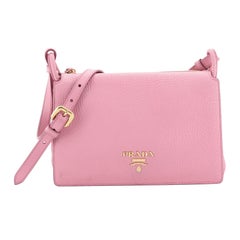 Prada Flap Crossbody Bag Vitello Daino Small