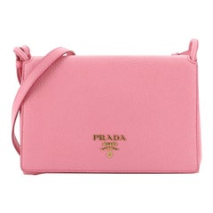 Prada Flap Crossbody Bag Vitello Daino Small