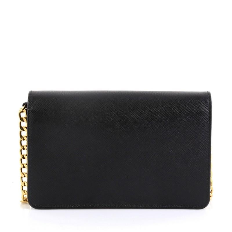 prada clutch with chain
