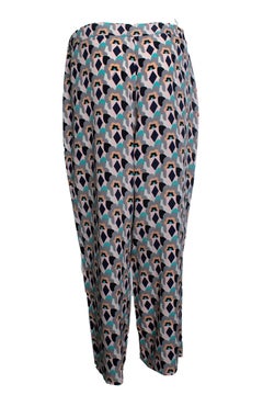 Prada, floral printed pantalon in pastel colours
