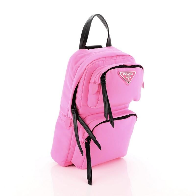 Prada Fluo Sling Backpack Tessuto at 1stDibs