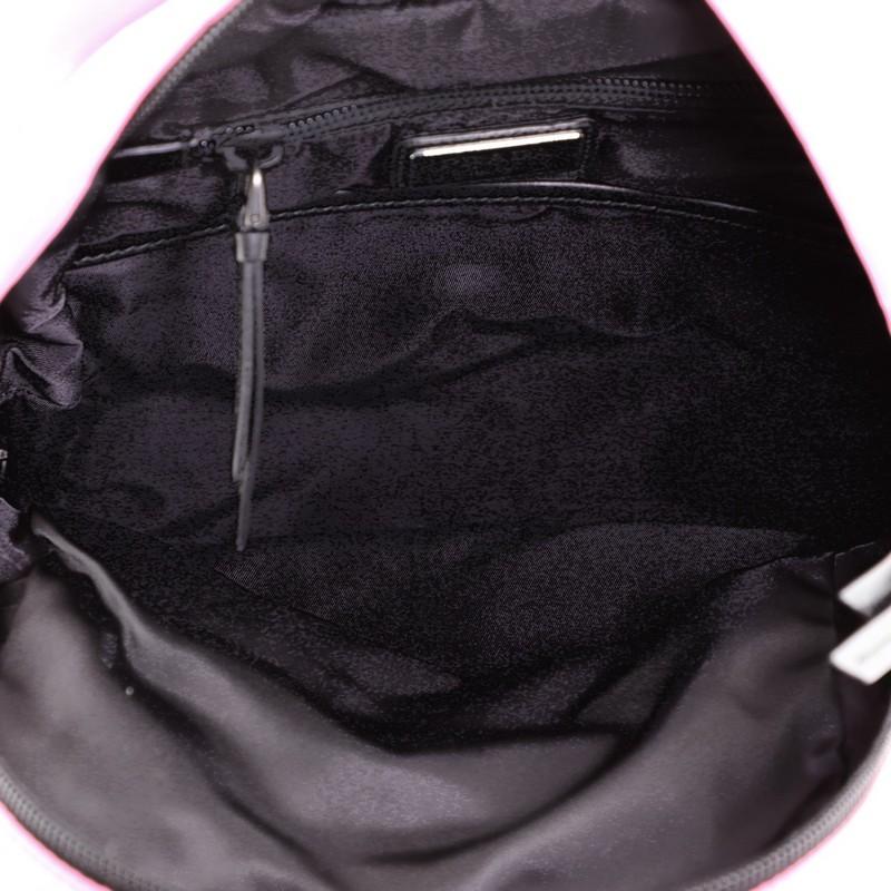 Pink Prada  Fluo Sling Backpack Tessuto