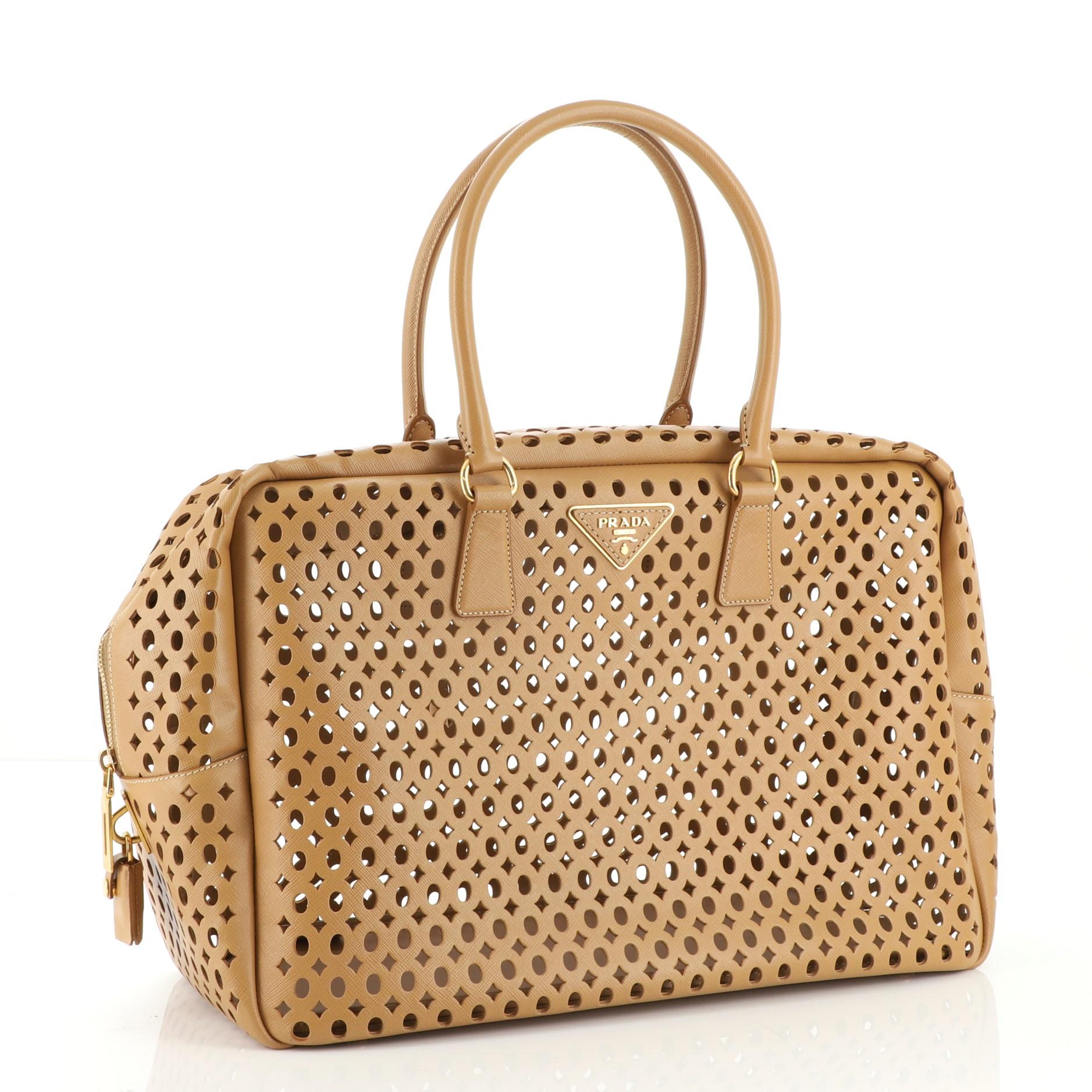 perforated handbags