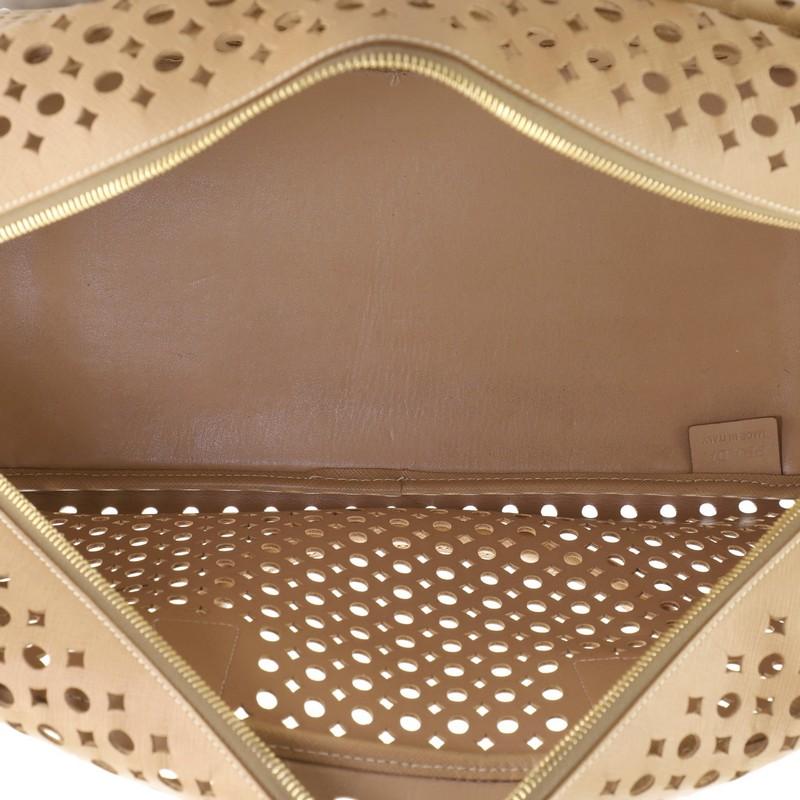 Prada Fori Bauletto Bag Perforated Saffiano Leather Large 1