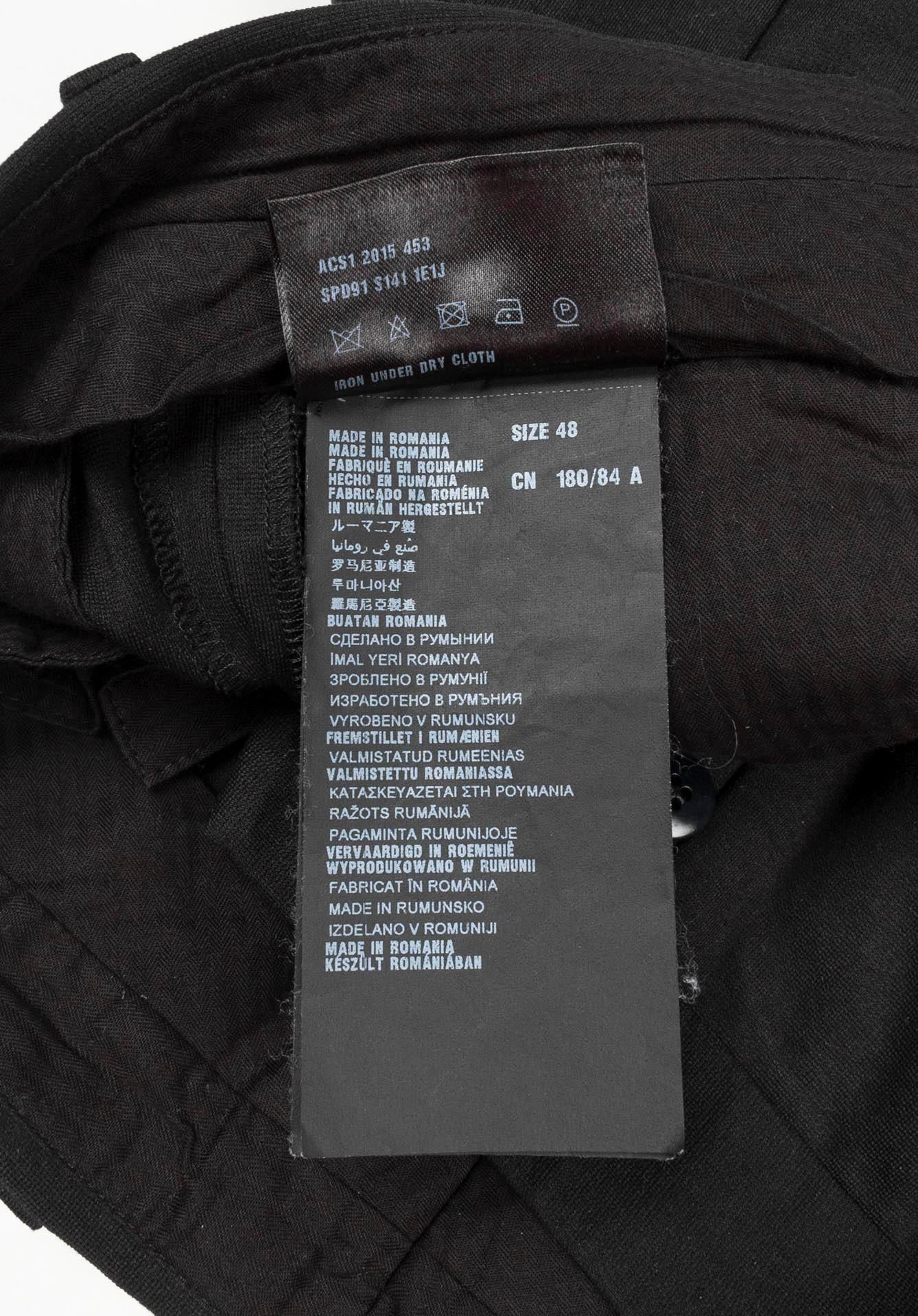 Prada Formal Herren Hose dicke gemischte Stoffhose Größe ITA48/M im Angebot 3