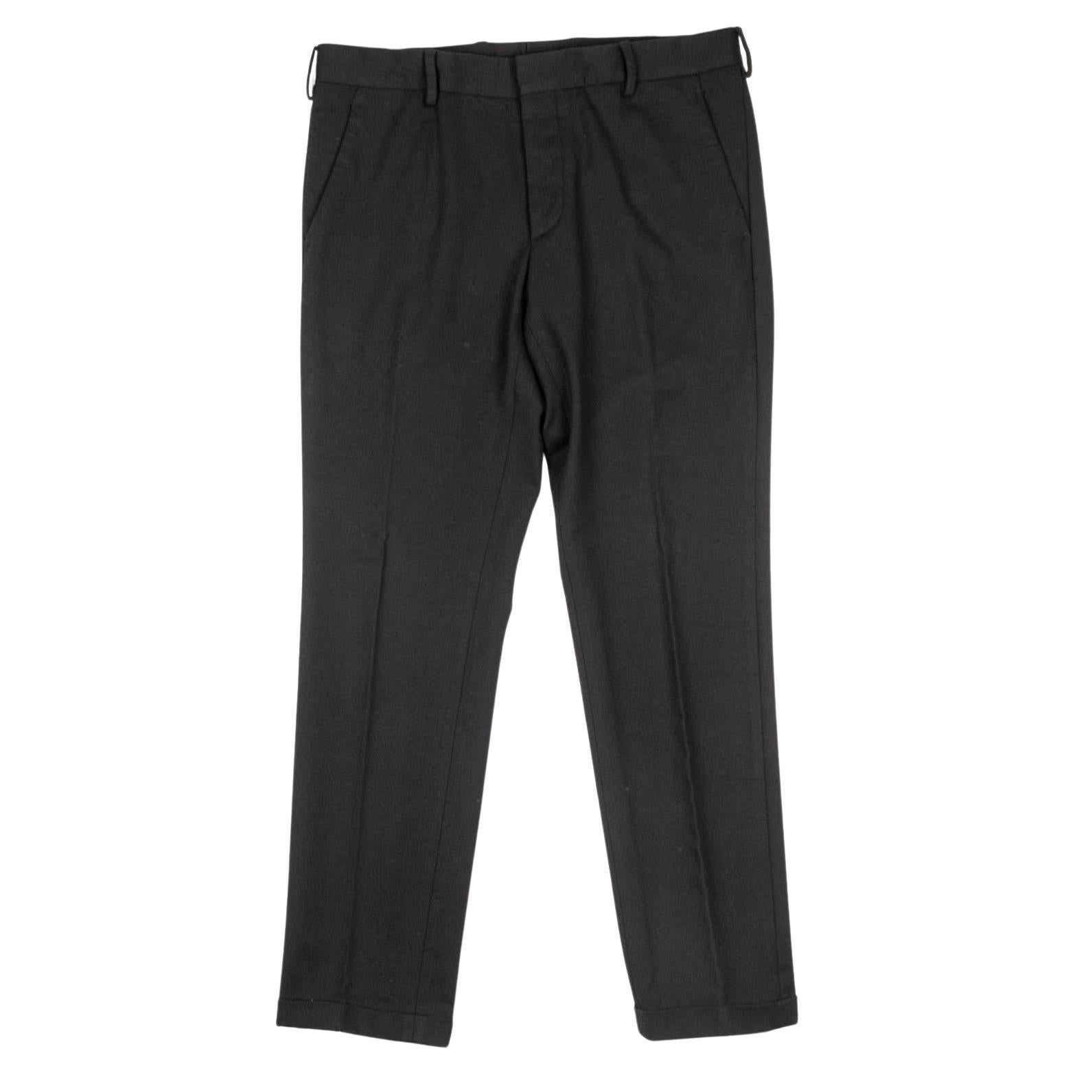 Pantalon pour hommes Prada épais pantalon en tissu mélangé taille ITA48/M