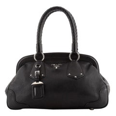 Prada Frame Doctor Bag Vitello Daino Large