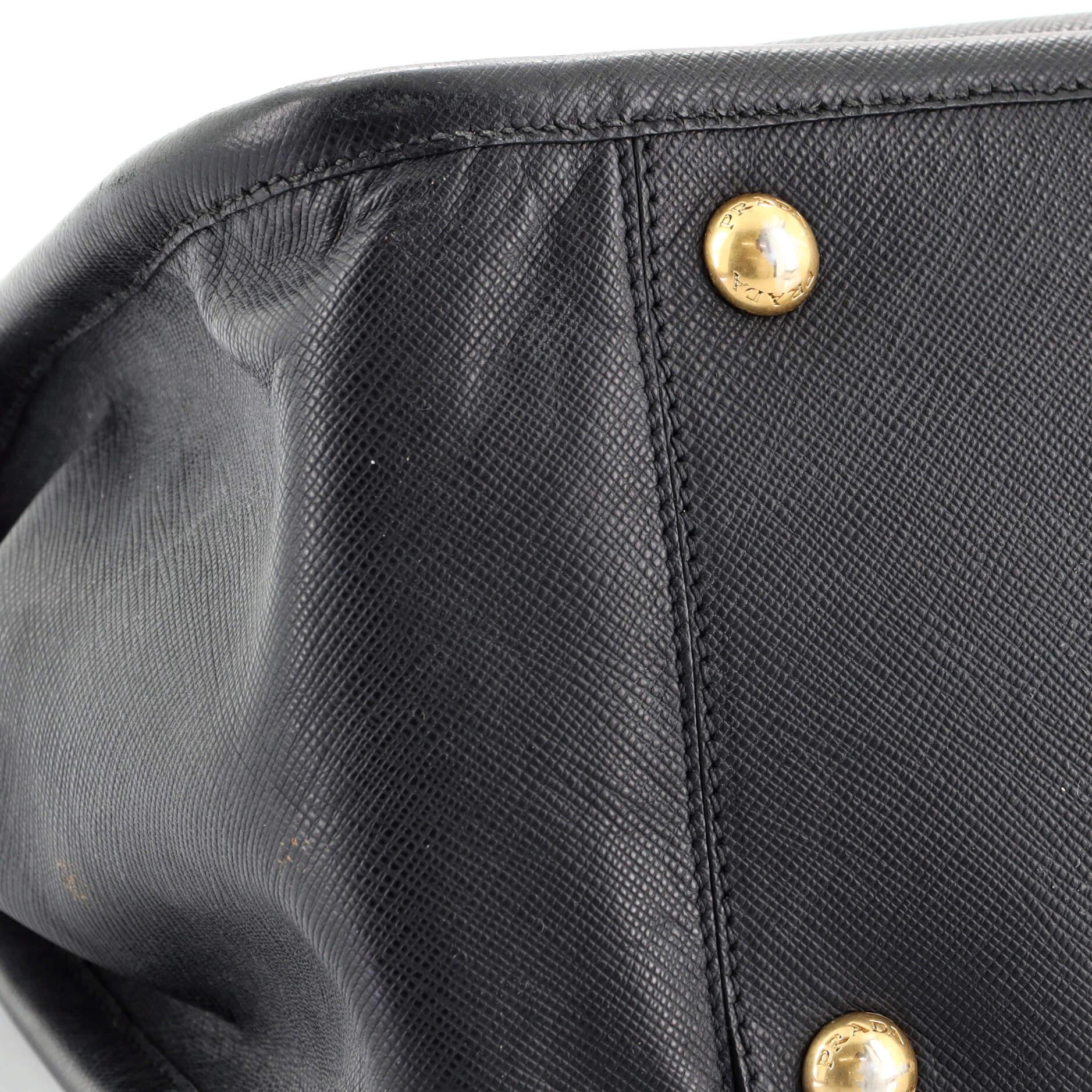 Prada Frame Tote Saffiano Leather Medium 2