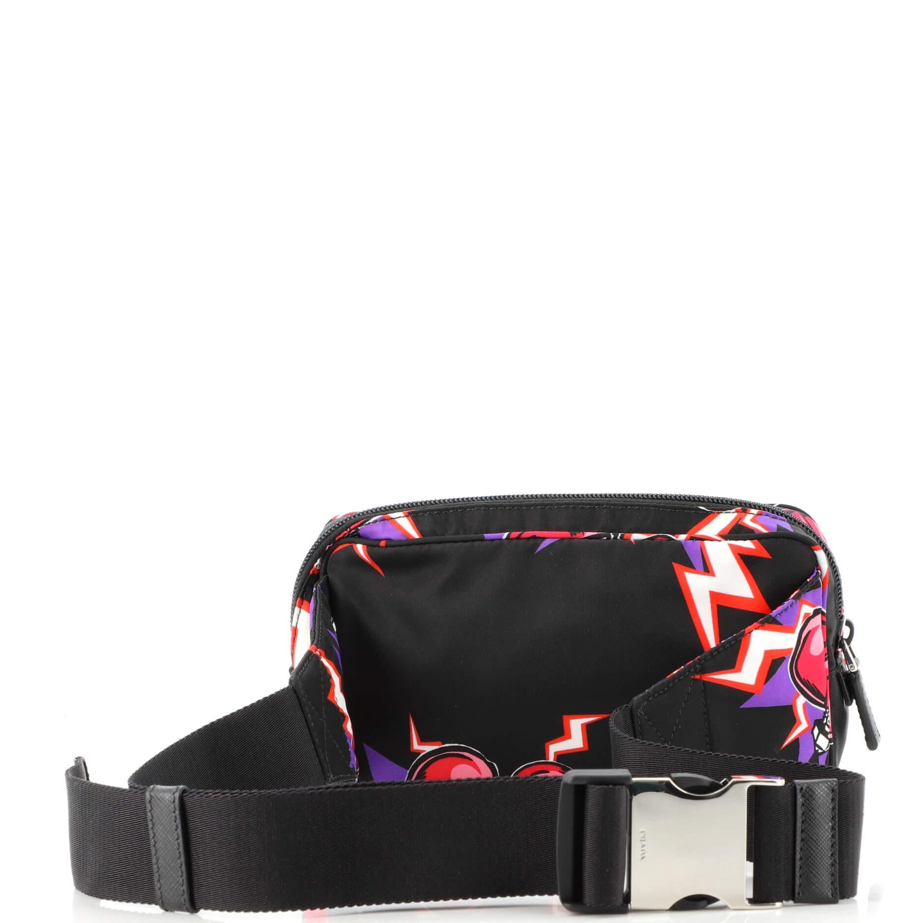 Women's or Men's Prada Frankenstein Belt Bag Printed Tessuto