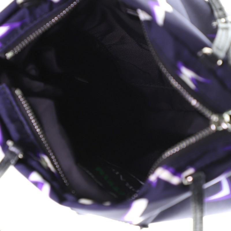  Prada Frankenstein Tote plat imprimé Tessuto Mini Unisexe 