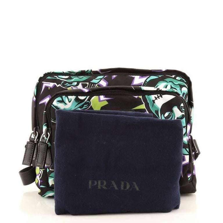 Prada Frankenstein Harness Belt Bag Printed Tessuto at 1stDibs | prada  frankenstein belt bag