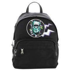 Prada Frankenstein Zip Backpack Tessuto