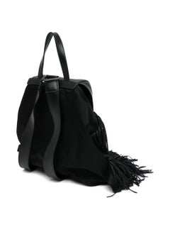Mochila con flecos de Prada