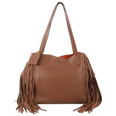 Prada Fringe Tote Cervo Leather Large