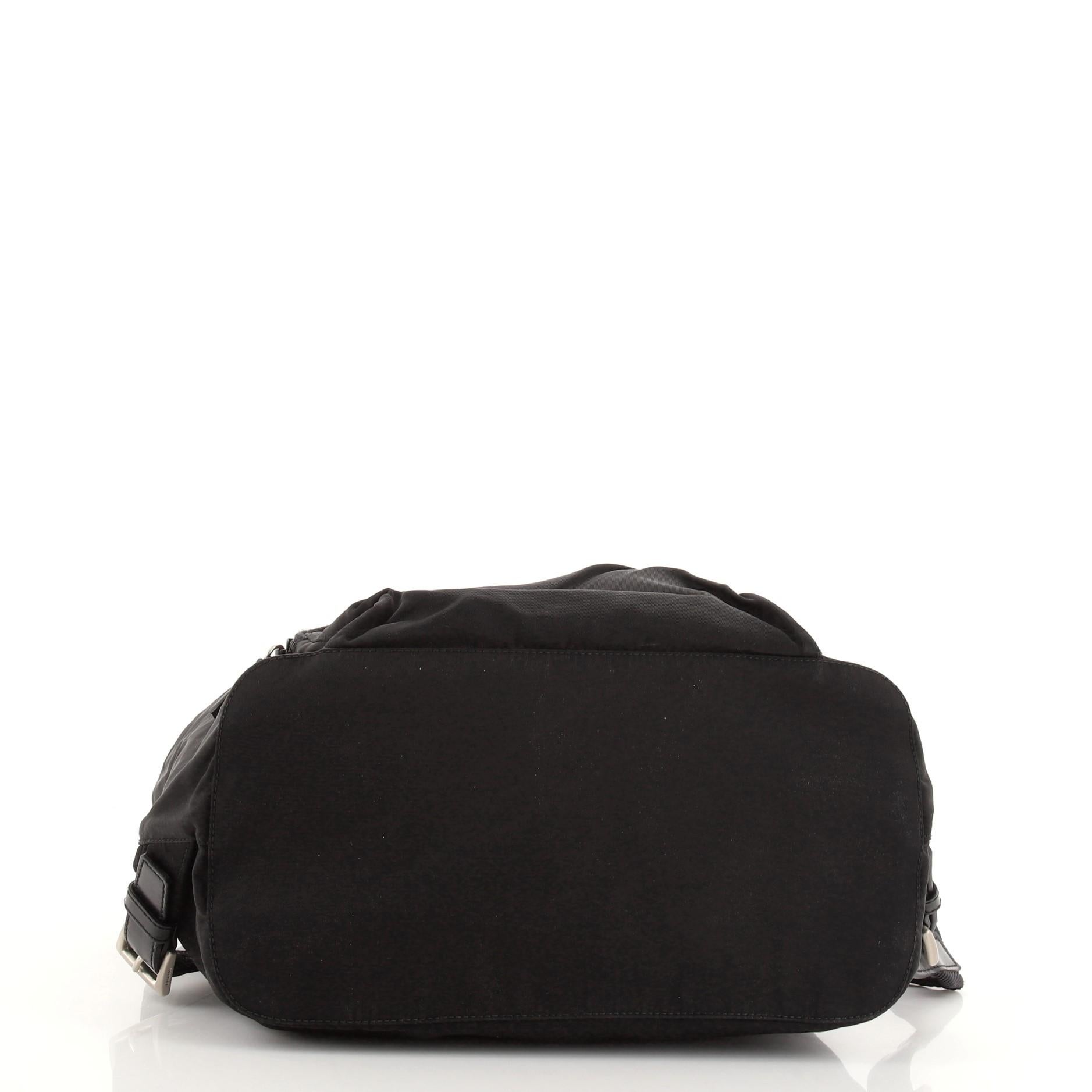 Prada Front Pocket Backpack Tessuto Medium In Good Condition In NY, NY