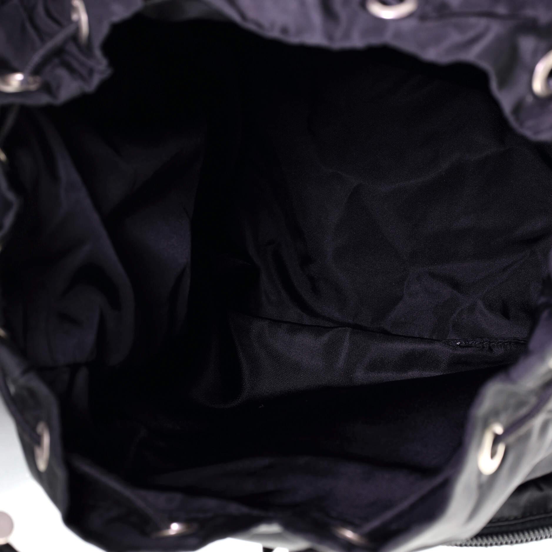 Prada Front Pocket Backpack Tessuto Medium In Fair Condition In NY, NY