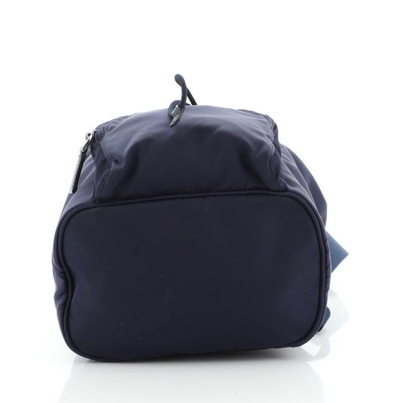 Prada Front Pocket Backpack Tessuto Small In Good Condition In NY, NY