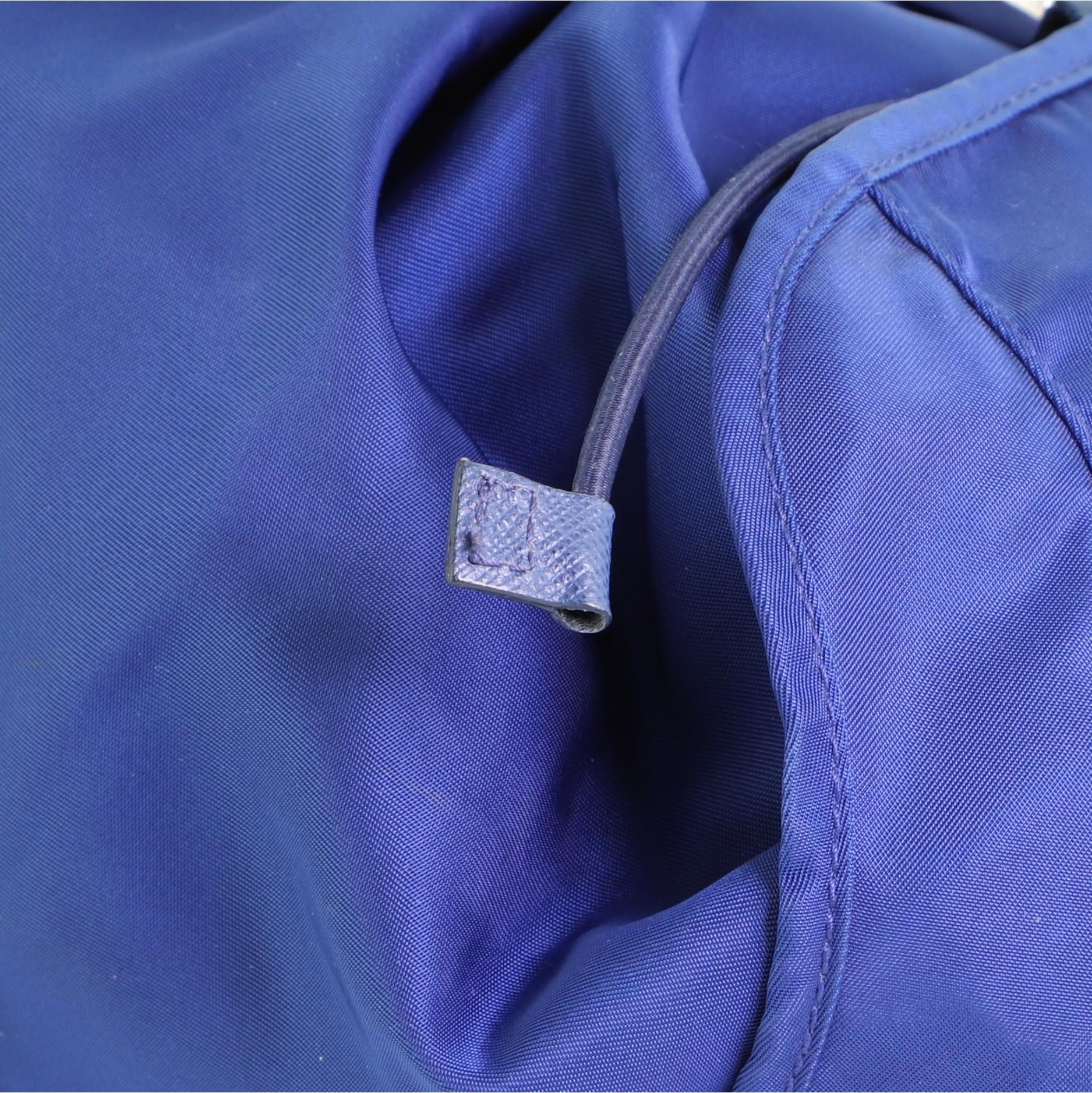 Prada Front Pocket Backpack Tessuto Small 2