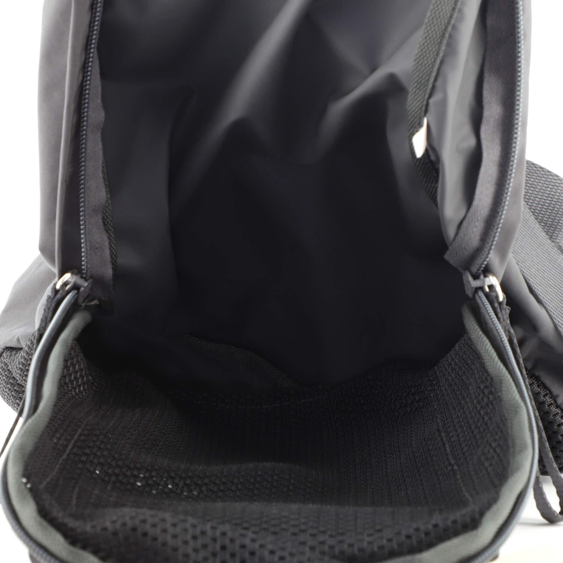 Prada Front Pocket Backpack Tessuto with Mesh Medium 1