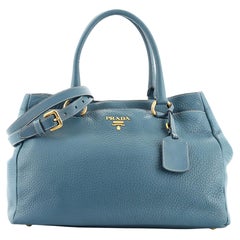 Prada Front Pocket Convertible Tote Vitello Daino Medium