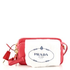 Prada Front Pocket Crossbody Bag Saffiano Leather Small